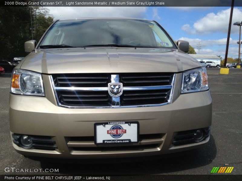 Light Sandstone Metallic / Medium Slate Gray/Light Shale 2008 Dodge Grand Caravan SXT
