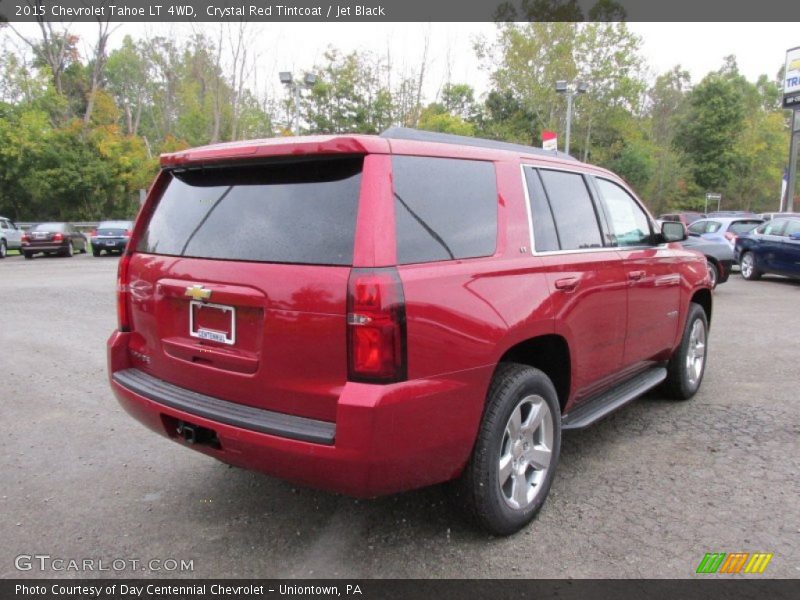 Crystal Red Tintcoat / Jet Black 2015 Chevrolet Tahoe LT 4WD