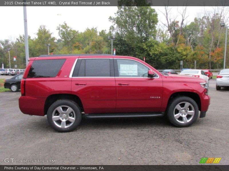 Crystal Red Tintcoat / Jet Black 2015 Chevrolet Tahoe LT 4WD