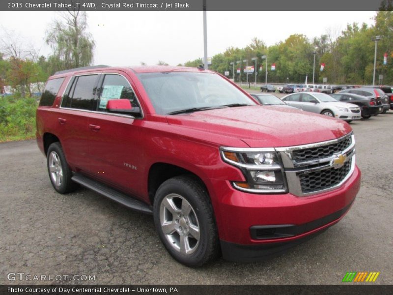 Crystal Red Tintcoat / Jet Black 2015 Chevrolet Tahoe LT 4WD