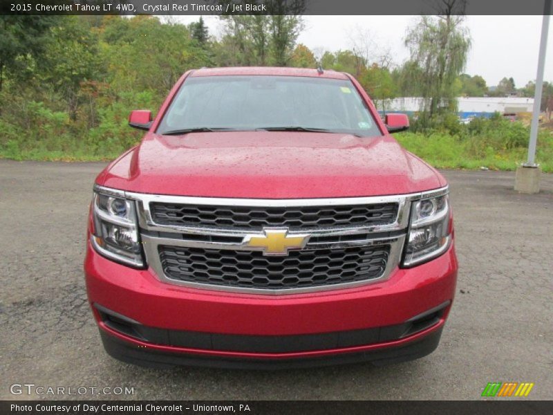 Crystal Red Tintcoat / Jet Black 2015 Chevrolet Tahoe LT 4WD