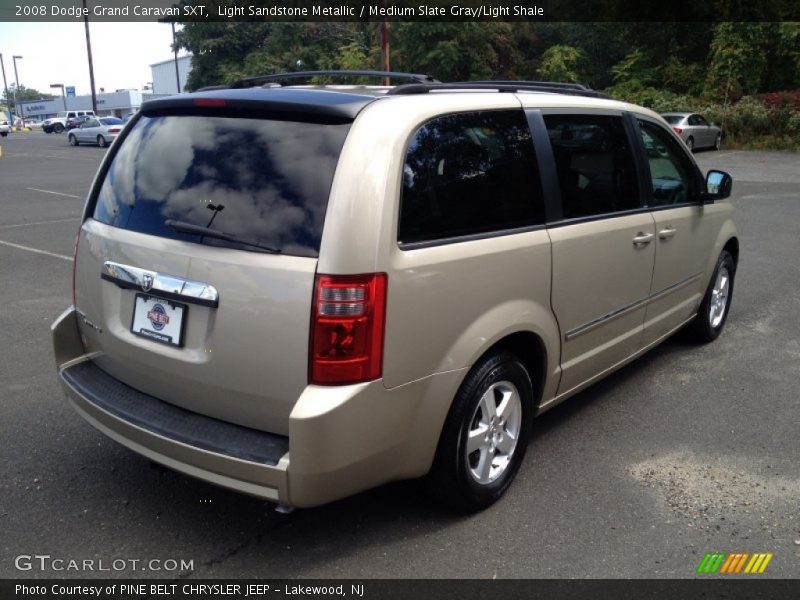 Light Sandstone Metallic / Medium Slate Gray/Light Shale 2008 Dodge Grand Caravan SXT