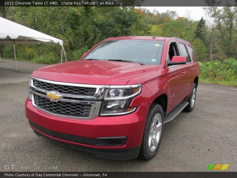 Crystal Red Tintcoat / Jet Black 2015 Chevrolet Tahoe LT 4WD