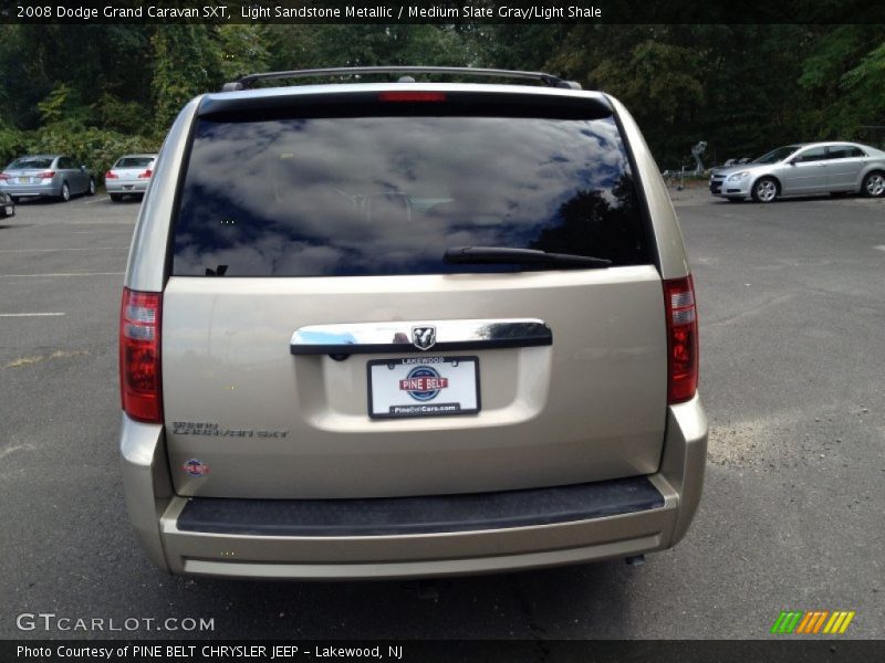 Light Sandstone Metallic / Medium Slate Gray/Light Shale 2008 Dodge Grand Caravan SXT