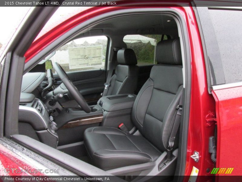Crystal Red Tintcoat / Jet Black 2015 Chevrolet Tahoe LT 4WD