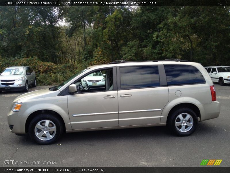 Light Sandstone Metallic / Medium Slate Gray/Light Shale 2008 Dodge Grand Caravan SXT