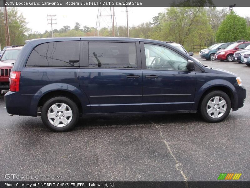 Modern Blue Pearl / Dark Slate/Light Shale 2008 Dodge Grand Caravan SE
