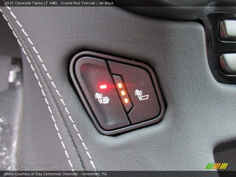 Crystal Red Tintcoat / Jet Black 2015 Chevrolet Tahoe LT 4WD