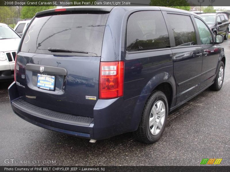 Modern Blue Pearl / Dark Slate/Light Shale 2008 Dodge Grand Caravan SE