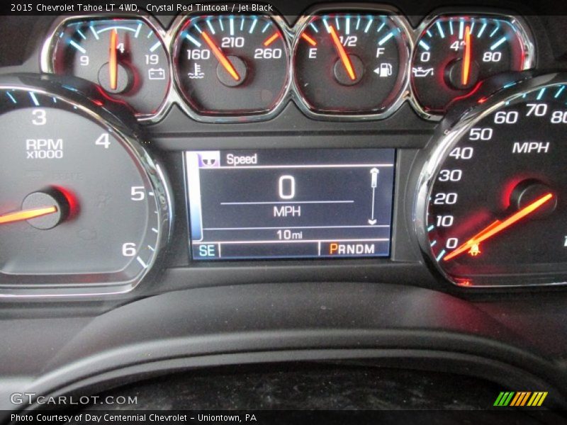 Crystal Red Tintcoat / Jet Black 2015 Chevrolet Tahoe LT 4WD