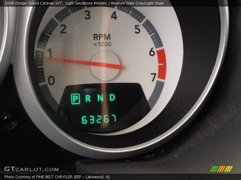 Light Sandstone Metallic / Medium Slate Gray/Light Shale 2008 Dodge Grand Caravan SXT
