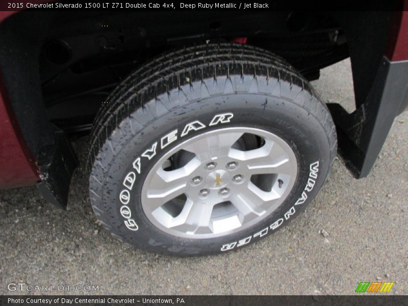 Deep Ruby Metallic / Jet Black 2015 Chevrolet Silverado 1500 LT Z71 Double Cab 4x4
