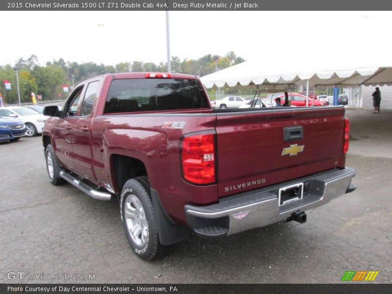 Deep Ruby Metallic / Jet Black 2015 Chevrolet Silverado 1500 LT Z71 Double Cab 4x4