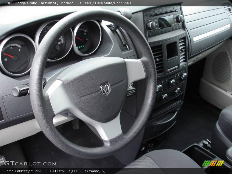 Modern Blue Pearl / Dark Slate/Light Shale 2008 Dodge Grand Caravan SE