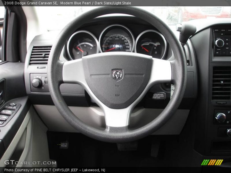 Modern Blue Pearl / Dark Slate/Light Shale 2008 Dodge Grand Caravan SE