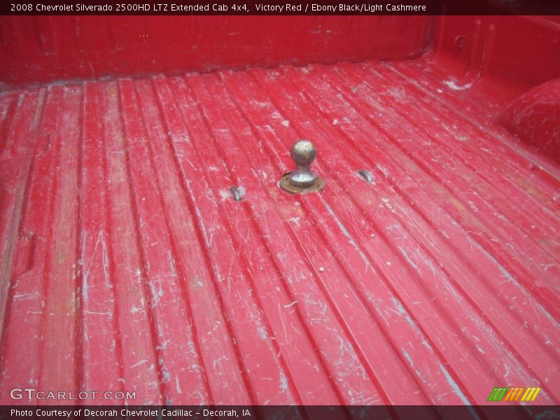 Victory Red / Ebony Black/Light Cashmere 2008 Chevrolet Silverado 2500HD LTZ Extended Cab 4x4