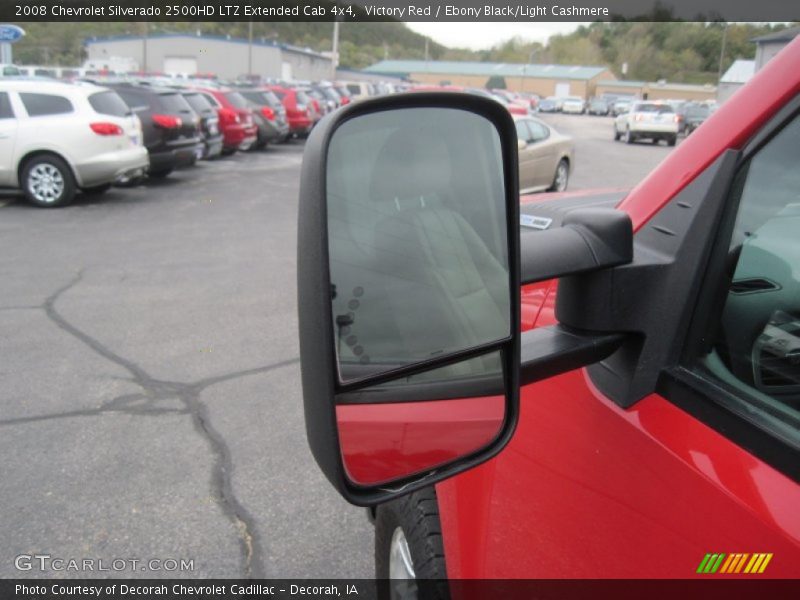 Victory Red / Ebony Black/Light Cashmere 2008 Chevrolet Silverado 2500HD LTZ Extended Cab 4x4