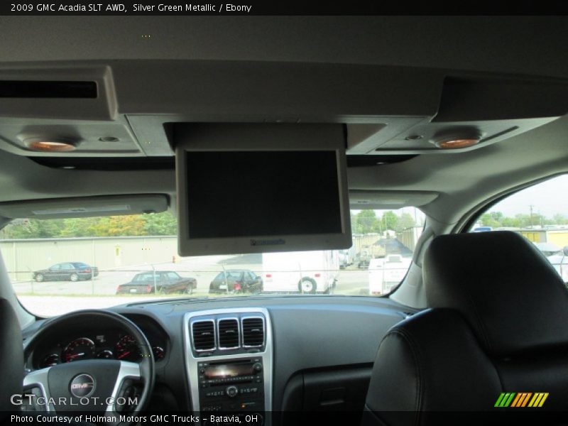 Silver Green Metallic / Ebony 2009 GMC Acadia SLT AWD