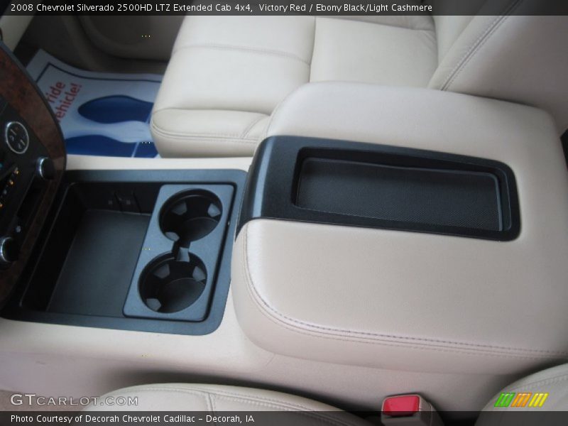 Victory Red / Ebony Black/Light Cashmere 2008 Chevrolet Silverado 2500HD LTZ Extended Cab 4x4