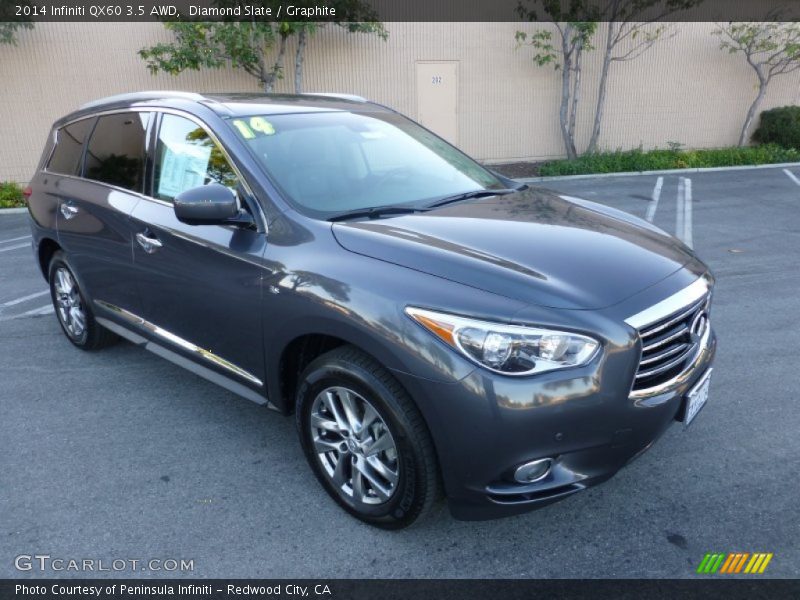 Diamond Slate / Graphite 2014 Infiniti QX60 3.5 AWD