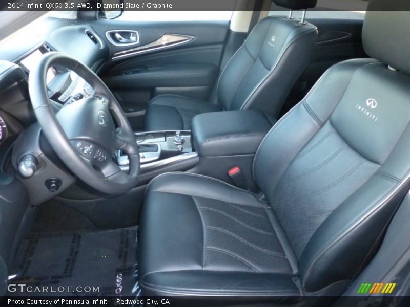 Diamond Slate / Graphite 2014 Infiniti QX60 3.5 AWD