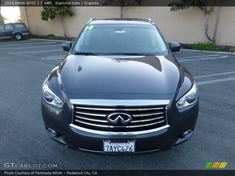 Diamond Slate / Graphite 2014 Infiniti QX60 3.5 AWD