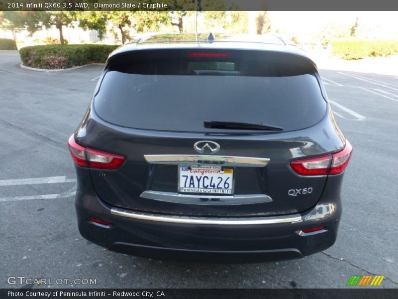 Diamond Slate / Graphite 2014 Infiniti QX60 3.5 AWD