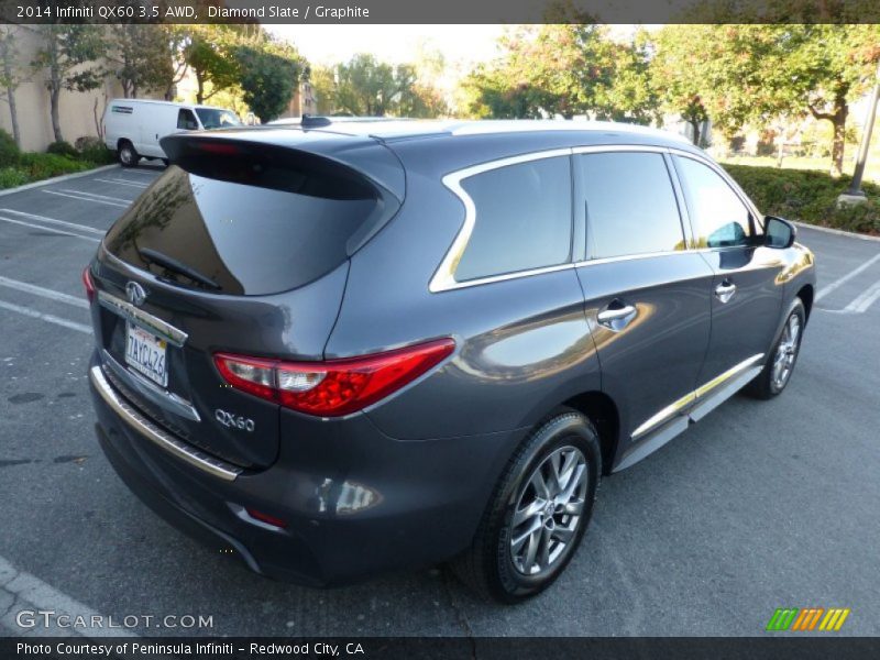 Diamond Slate / Graphite 2014 Infiniti QX60 3.5 AWD