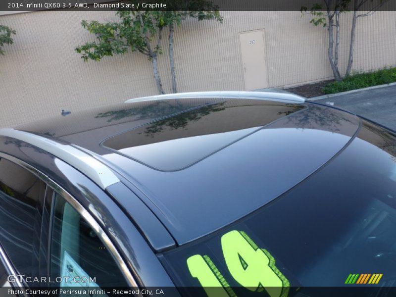Diamond Slate / Graphite 2014 Infiniti QX60 3.5 AWD