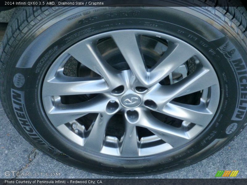 Diamond Slate / Graphite 2014 Infiniti QX60 3.5 AWD
