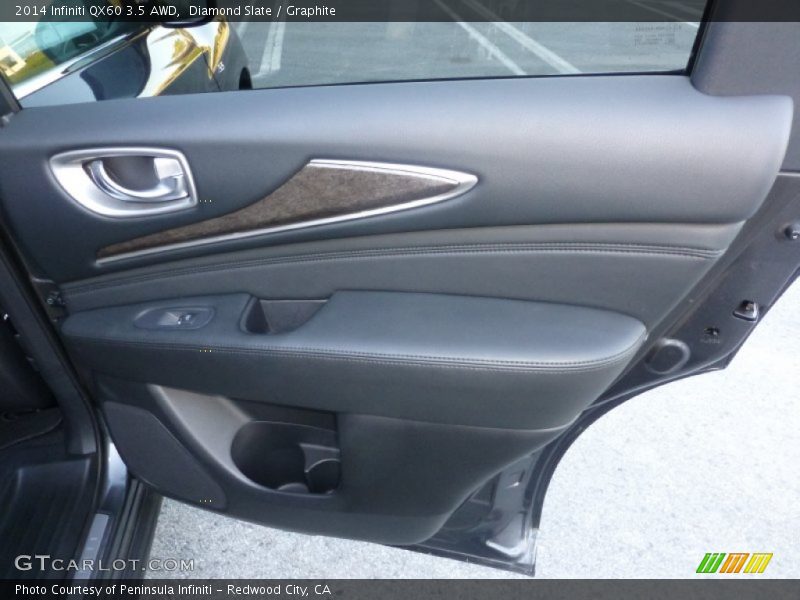 Diamond Slate / Graphite 2014 Infiniti QX60 3.5 AWD