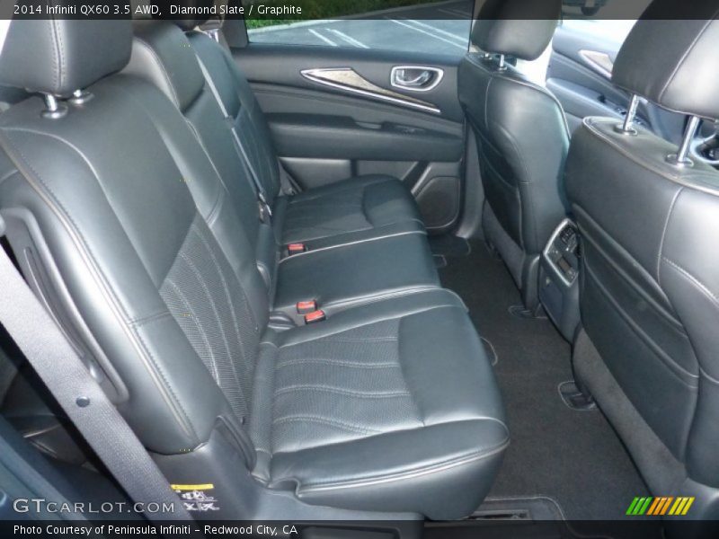 Rear Seat of 2014 QX60 3.5 AWD