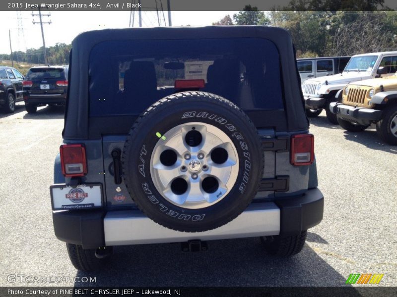Anvil / Black 2015 Jeep Wrangler Sahara 4x4