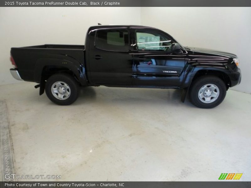 Black / Graphite 2015 Toyota Tacoma PreRunner Double Cab