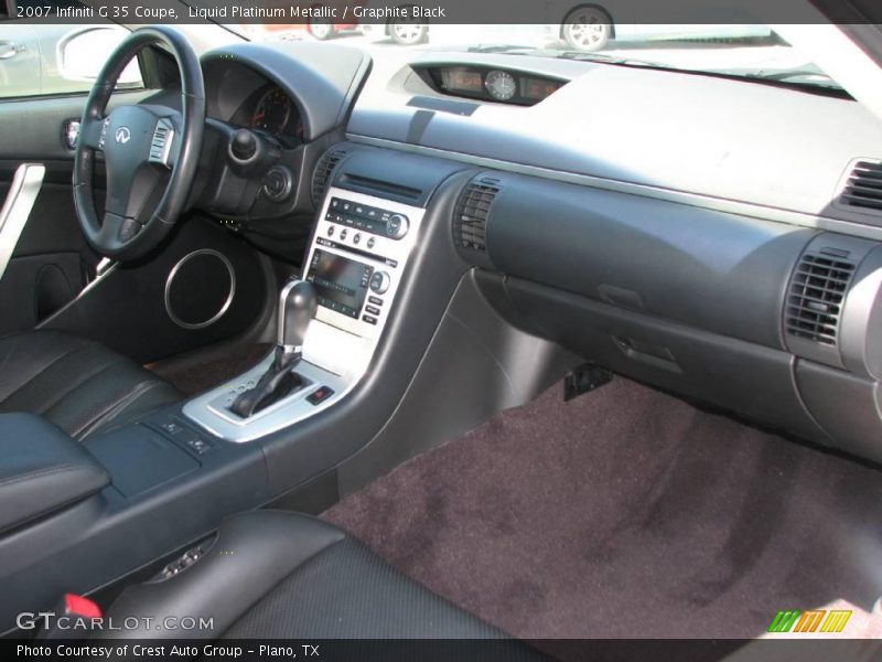 Liquid Platinum Metallic / Graphite Black 2007 Infiniti G 35 Coupe