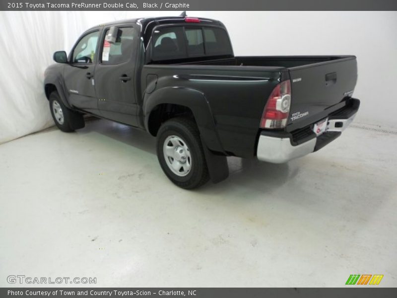 Black / Graphite 2015 Toyota Tacoma PreRunner Double Cab