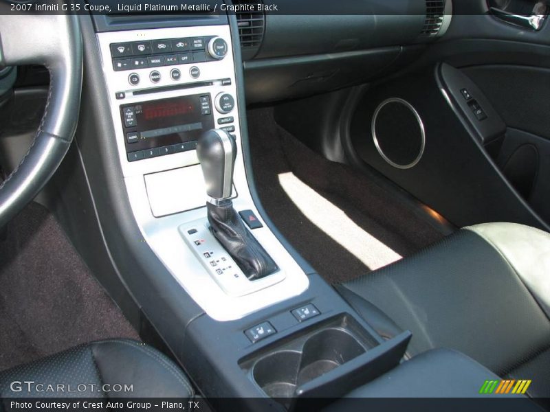 Liquid Platinum Metallic / Graphite Black 2007 Infiniti G 35 Coupe