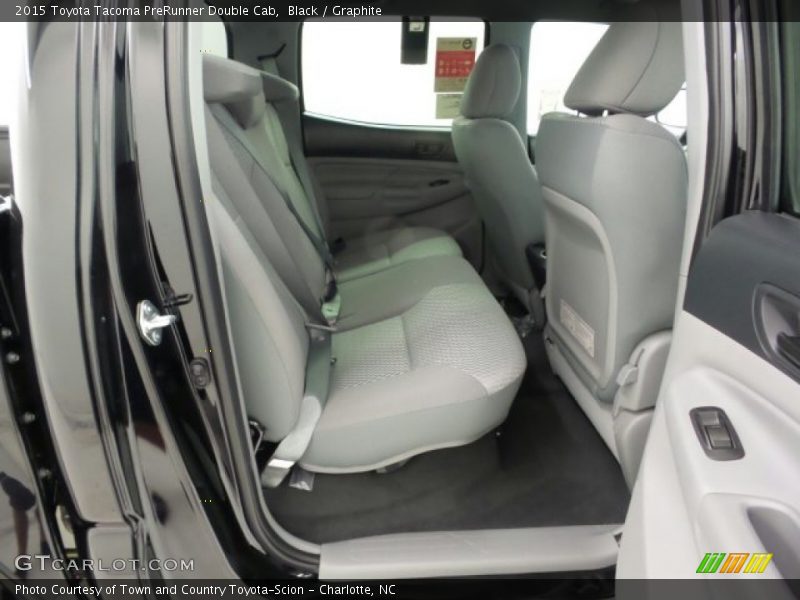 Rear Seat of 2015 Tacoma PreRunner Double Cab