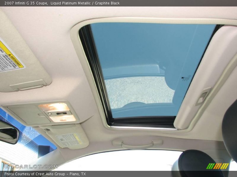 Liquid Platinum Metallic / Graphite Black 2007 Infiniti G 35 Coupe