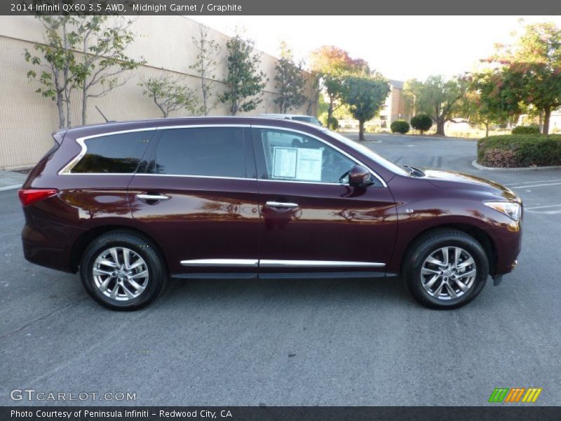  2014 QX60 3.5 AWD Midnight Garnet