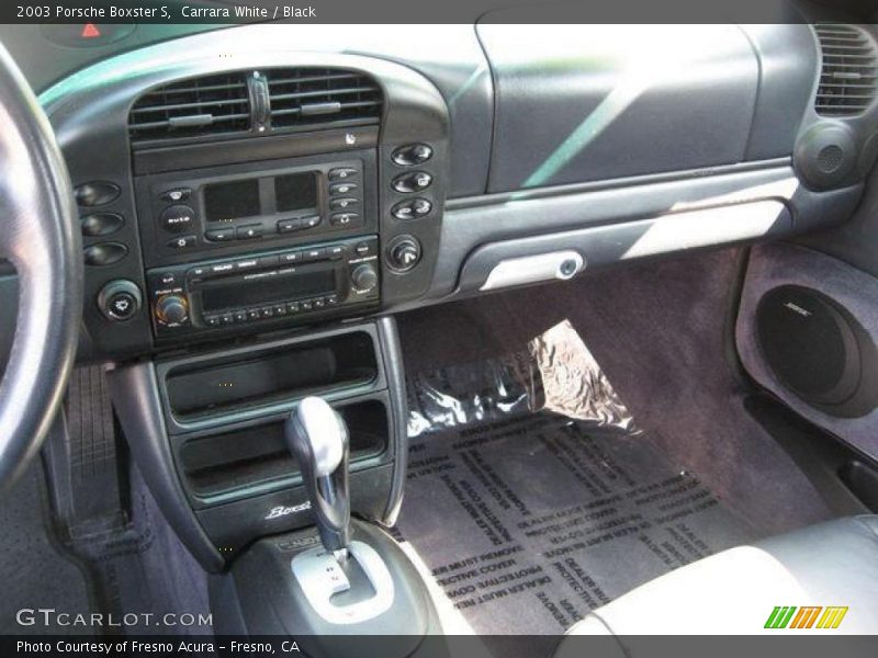 Carrara White / Black 2003 Porsche Boxster S