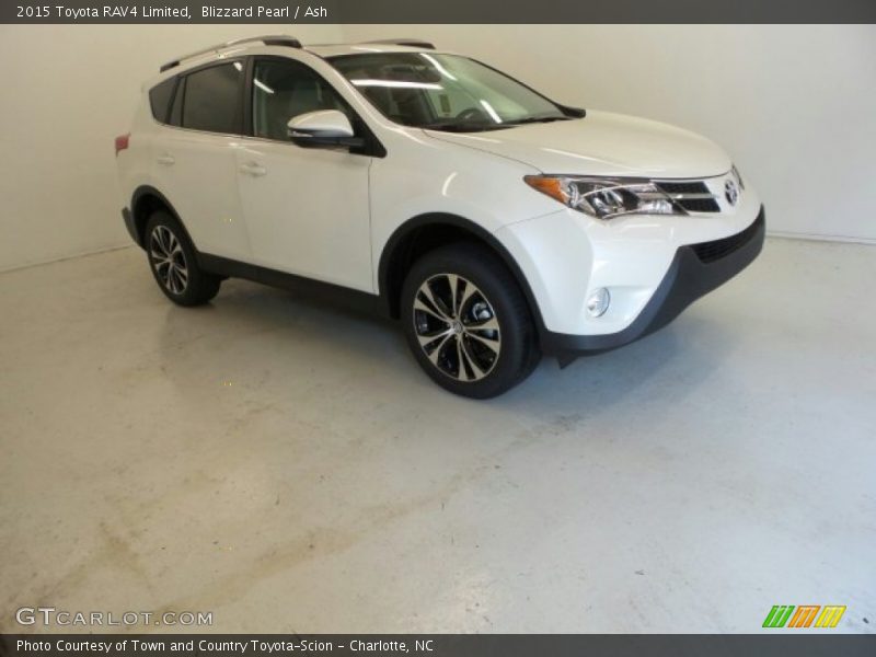 Blizzard Pearl / Ash 2015 Toyota RAV4 Limited
