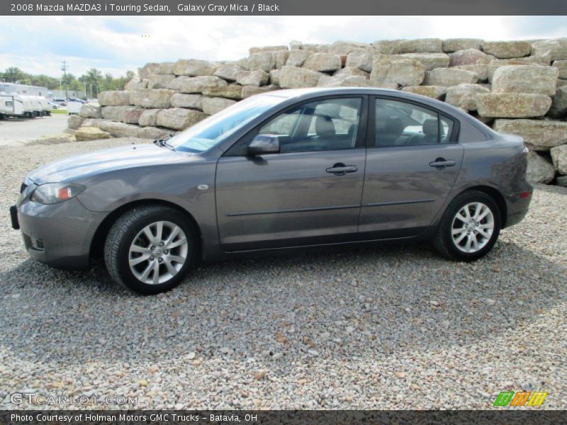 Galaxy Gray Mica / Black 2008 Mazda MAZDA3 i Touring Sedan