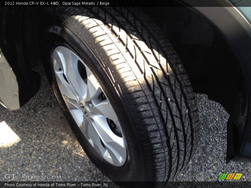 Opal Sage Metallic / Beige 2012 Honda CR-V EX-L 4WD