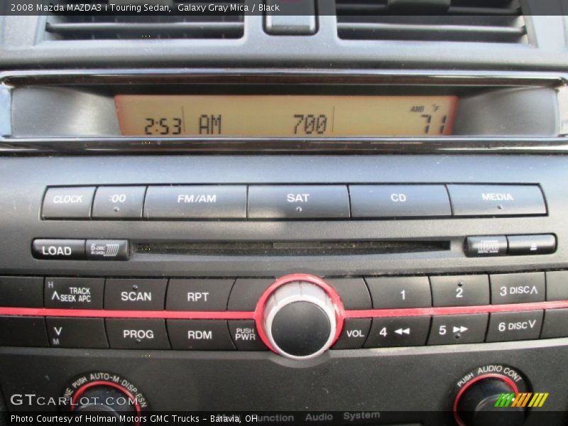 Galaxy Gray Mica / Black 2008 Mazda MAZDA3 i Touring Sedan