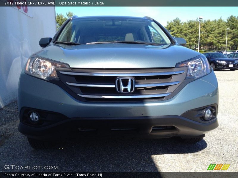 Opal Sage Metallic / Beige 2012 Honda CR-V EX-L 4WD