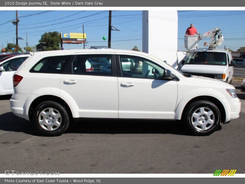 Stone White / Dark Slate Gray 2010 Dodge Journey SE