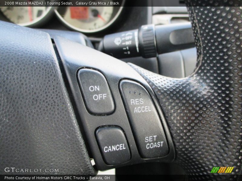 Galaxy Gray Mica / Black 2008 Mazda MAZDA3 i Touring Sedan