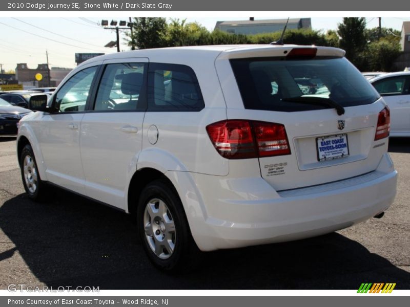 Stone White / Dark Slate Gray 2010 Dodge Journey SE