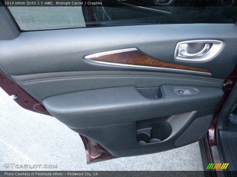 Midnight Garnet / Graphite 2014 Infiniti QX60 3.5 AWD